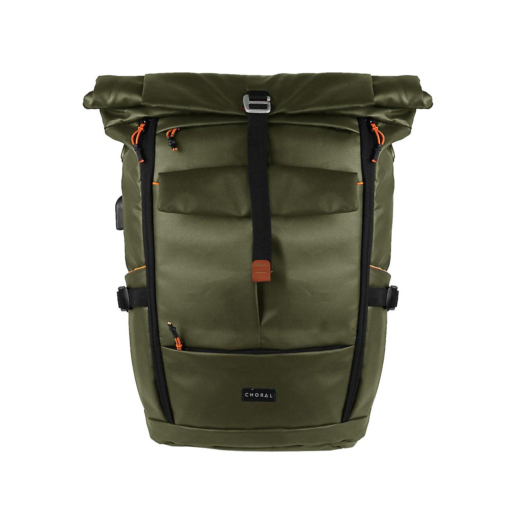 Tas Ransel Backpack Choral Ace Green Army Original