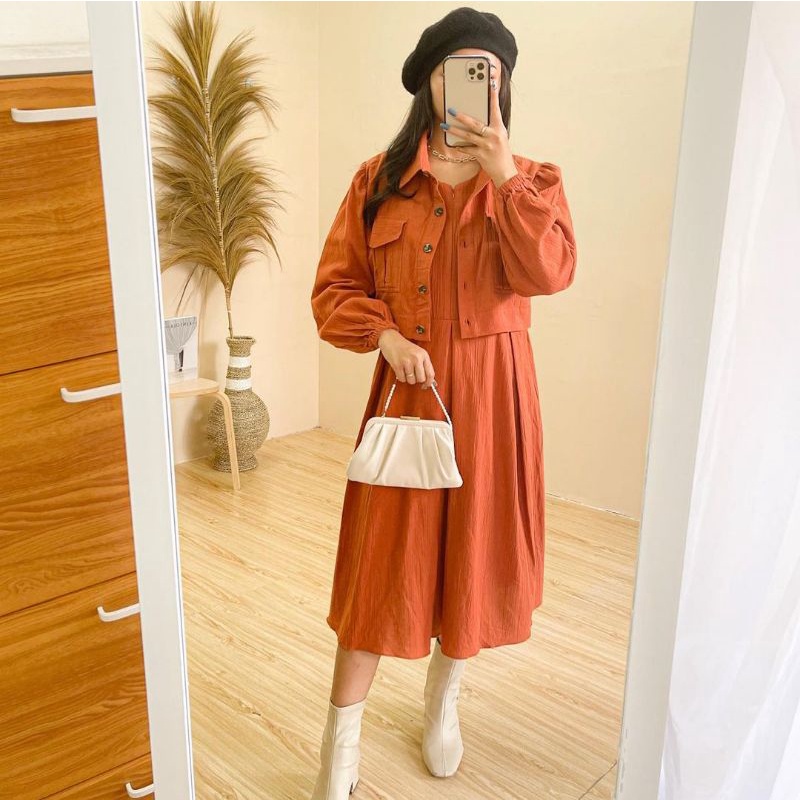 TESLA LINENOUTER DRESS MINZY OUTER MIDI NADHIER SET SUNNY TUNIC LINEN by Calamaryshop Calamaryshoes 