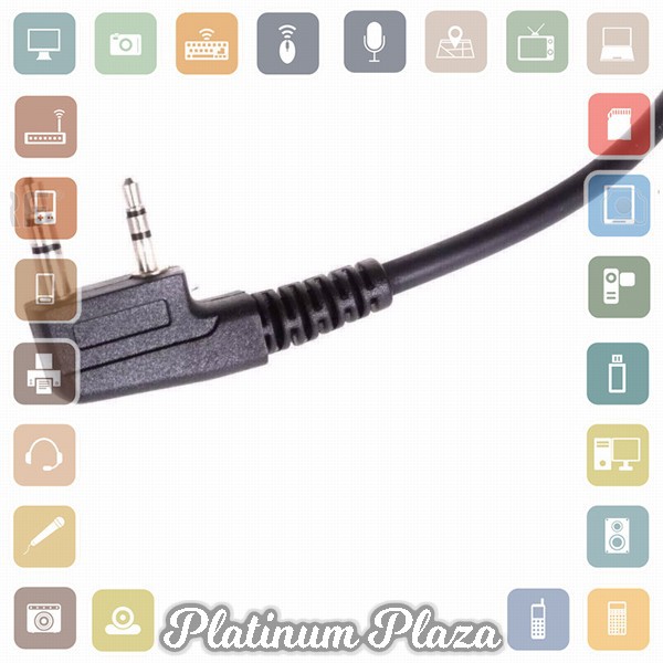 Taffware USB Programming Cable + CD Driver for Taffware Pofung Baofeng Walkie Talkie - Black`BNC1R3-