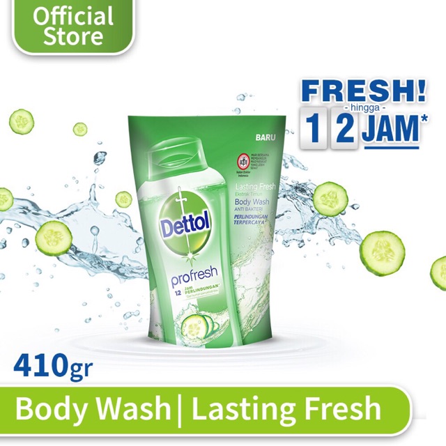 Nivea body wash pouch lasting fresh 410ml