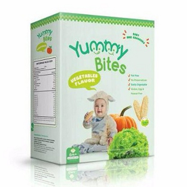 Yummy Bites Cracker Flavor 50G 6M+