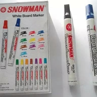 

Hot Sale Spidol White Board Bg12 Merk Snowman Diskon