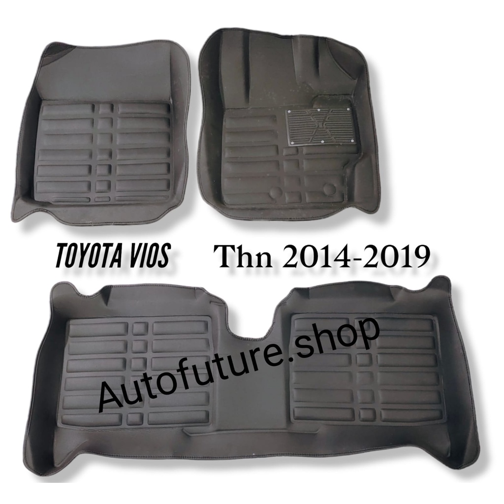 Karpet Mobil 5D Toyota Vios / Yaris Tahun 2014-2019 { POLOS }