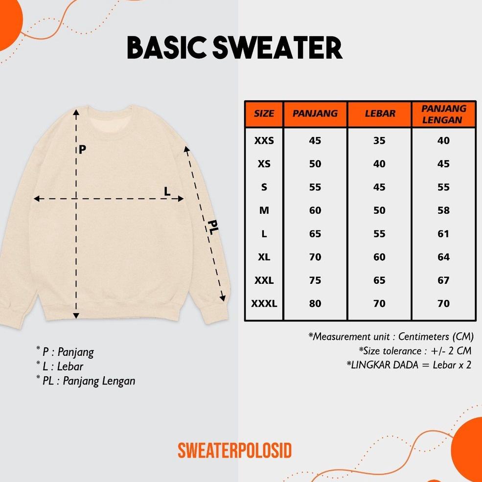 SWEATERPOLOSID B Sweater Sunflower SWEPO M-XXL (Pria & Wanita) SW13 B66I