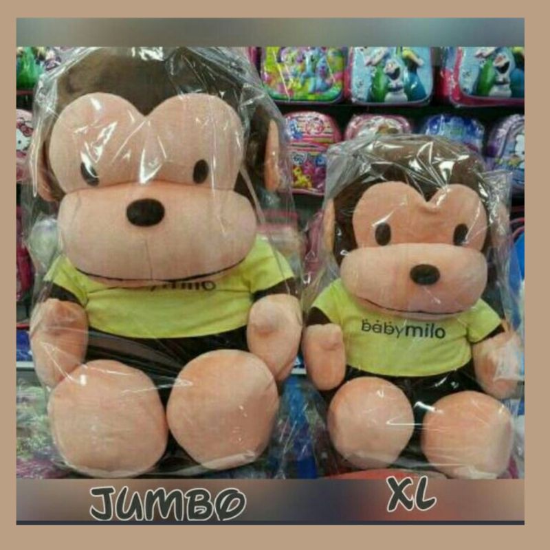 boneka baby Milo monyet besar jumbo murah