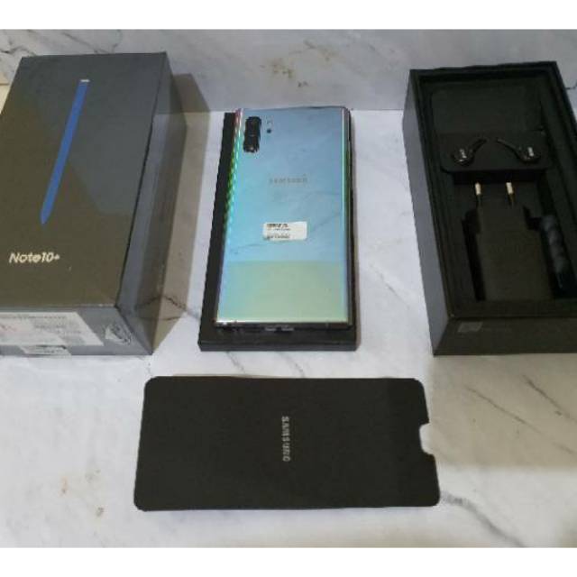 Samsung Galaxy Note 10+ Plus Sein Aura Glow RESMI INDONESIA Lengkap