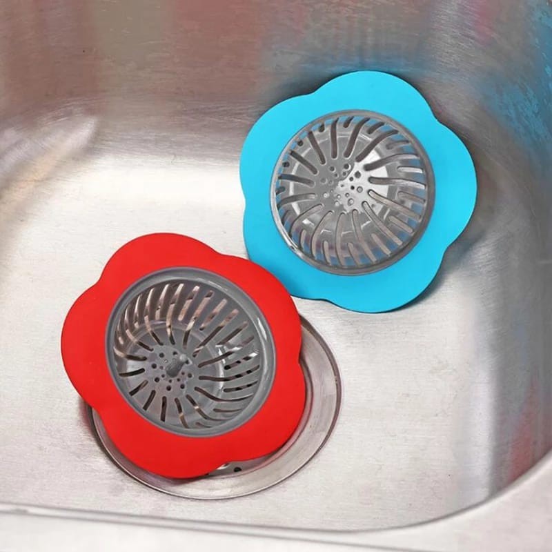 Penyaring Lubang Wastafel Bentuk Bunga / Sink Drain Cover