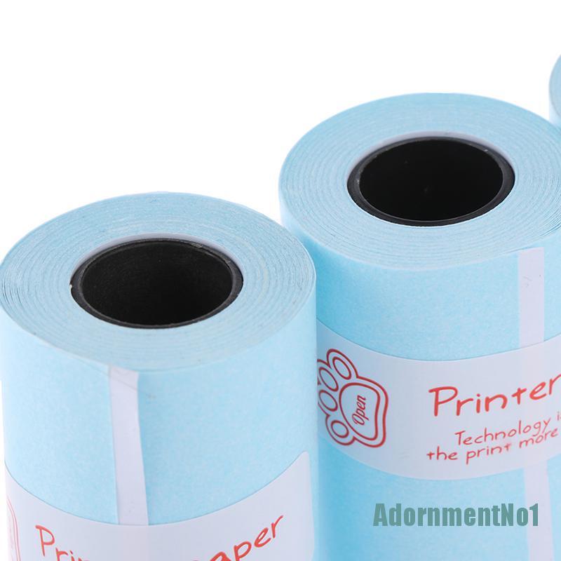 (AdornmentNo1) 3 roll Stiker Kertas thermal Motif Print