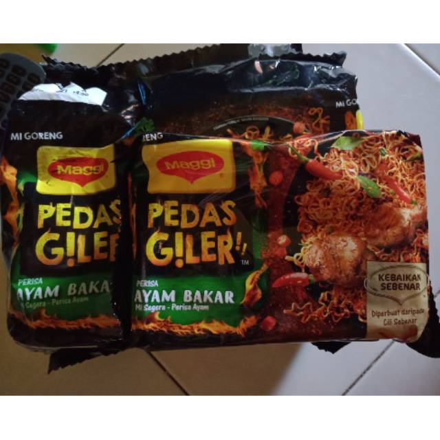 

Meggi goreng pedas giler
