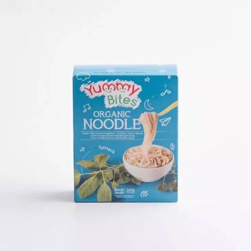 Castle - Yummy Bites Organic Noodle - MPASI Bayi - Mie bayi