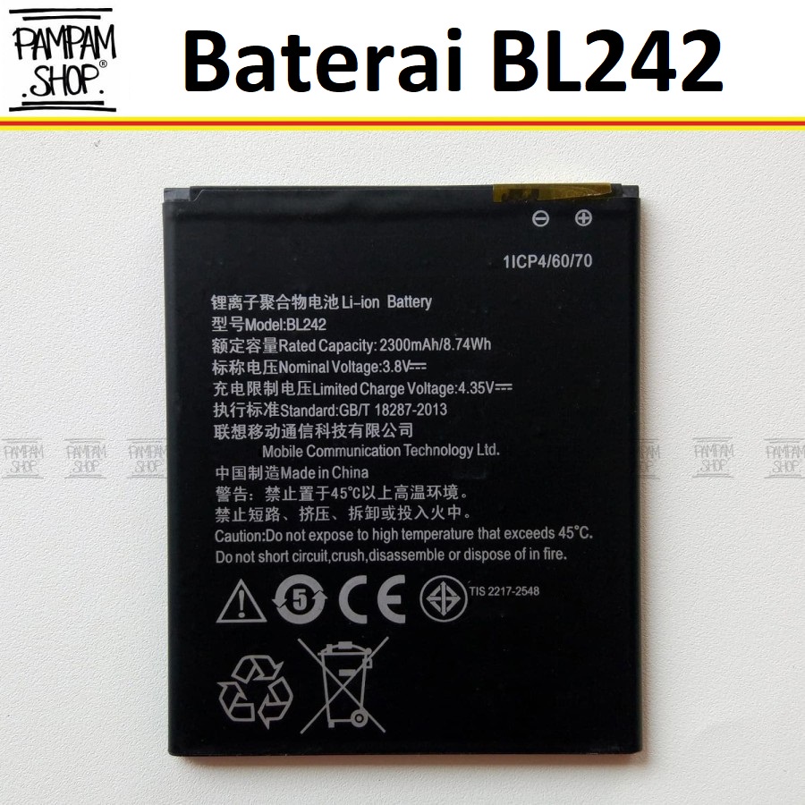 Baterai A6000 A6010 BL242 Original OEM BL 242 Batre Battery Batrai  A 6000 A 6010