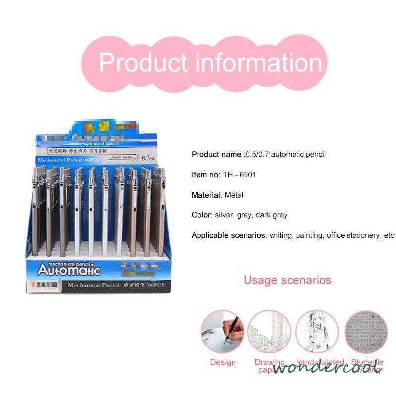 Pensil Mekanik Batang Tipis Kelas Tinggi Menengah Rendah Pegangan Yang Baik Perlengkapan Kantor Siswa-Won