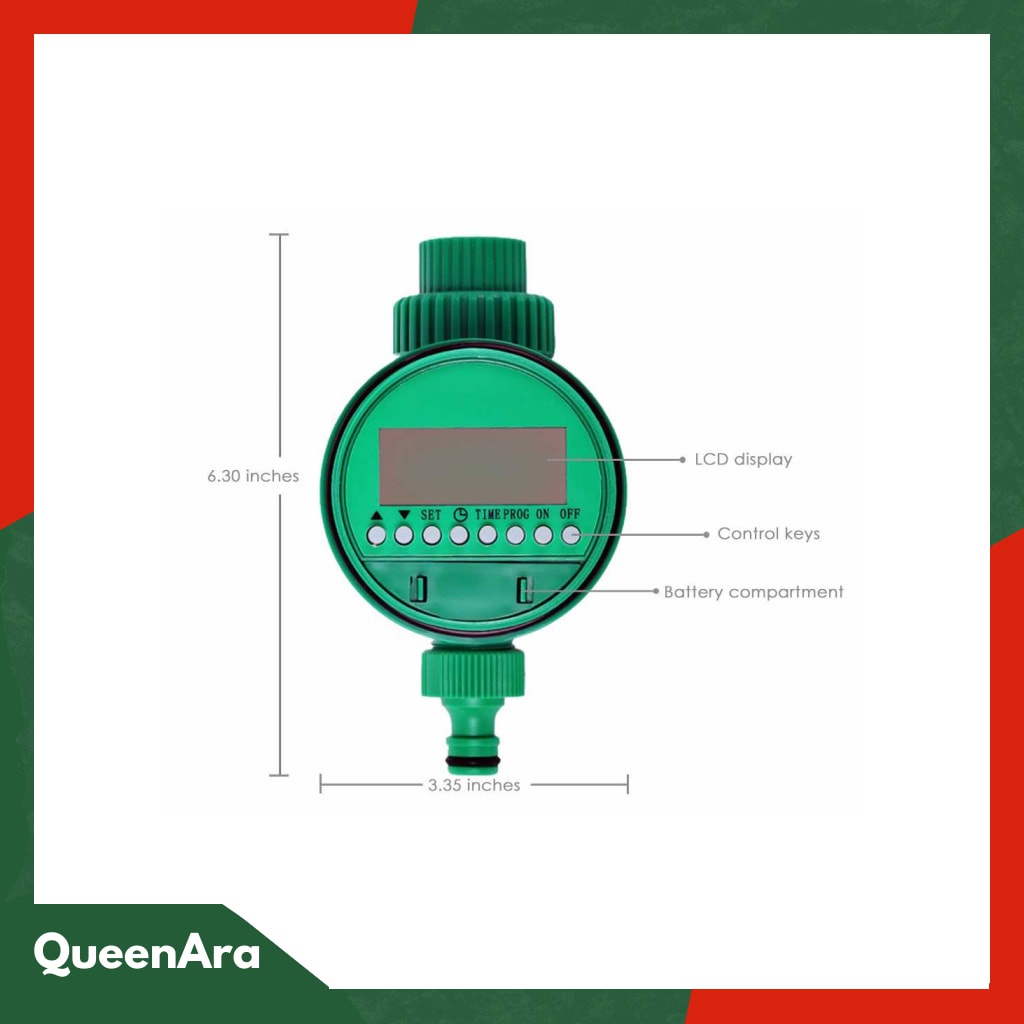 AQUALIN Timer LCD Irigasi Air Taman Otomatis - 2102