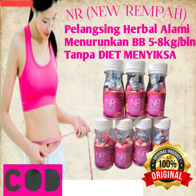 NR Herbal (New Rempah) Obat Diet Penurun dan Pelangsing berat badan terAmpuh 5-10kg perbulan
