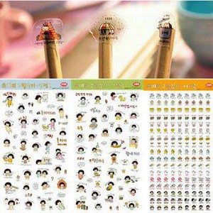 

Korean Sticker girl stiker set