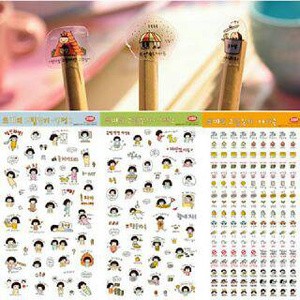 Korean Sticker girl stiker set