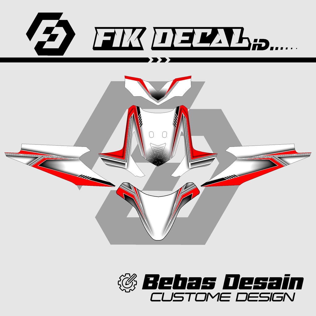 Decal Beat Karbu Road Race  Fullbody Custom Desain