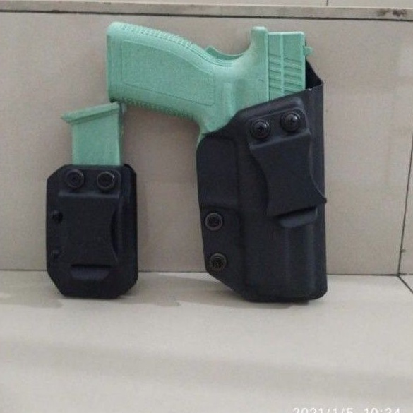 IWB Holster Hs Polri HS9 Include Pouch HS 9 Hs Kydex Bagian Dalam HS9 polri