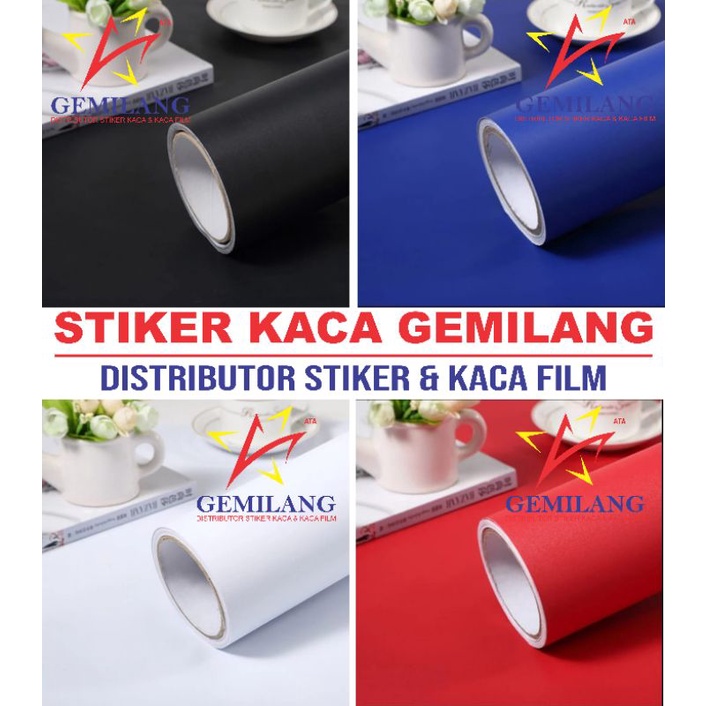 STIKER POLOS/STIKER KACA/STIKER PUTIH POLOS/STIKER DINDING POLOS/STICKER KACA/STIKER DINDING L120