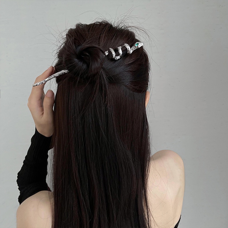 Jepit Rambut Bentuk Ular Gaya Hip Hop