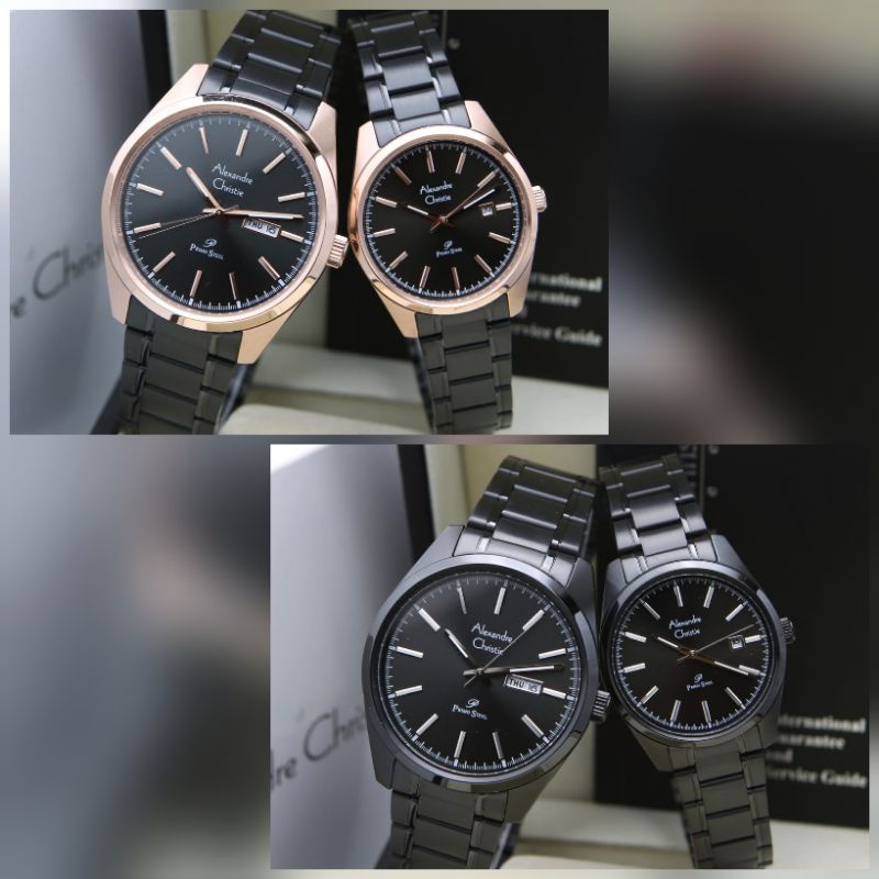 JAM TANGAN  ALEXANDRE CHRISTIE AC1025 / AC 1025 COUPLE STAINLESS ORIGINAL GARANSI RESMI 1 TAHUN