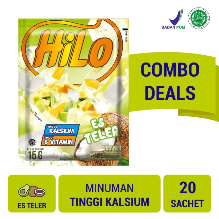 

MINUM-SIAP-DRINK-TO-READY- TWIN PACK: HILO ES TELER (10 SCH) -READY-TO-DRINK-SIAP-MINUM.