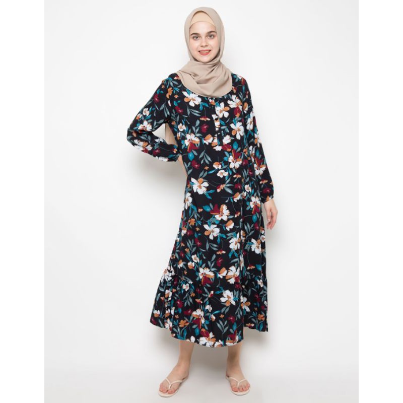 Daster panjang St.yves motif bunga
