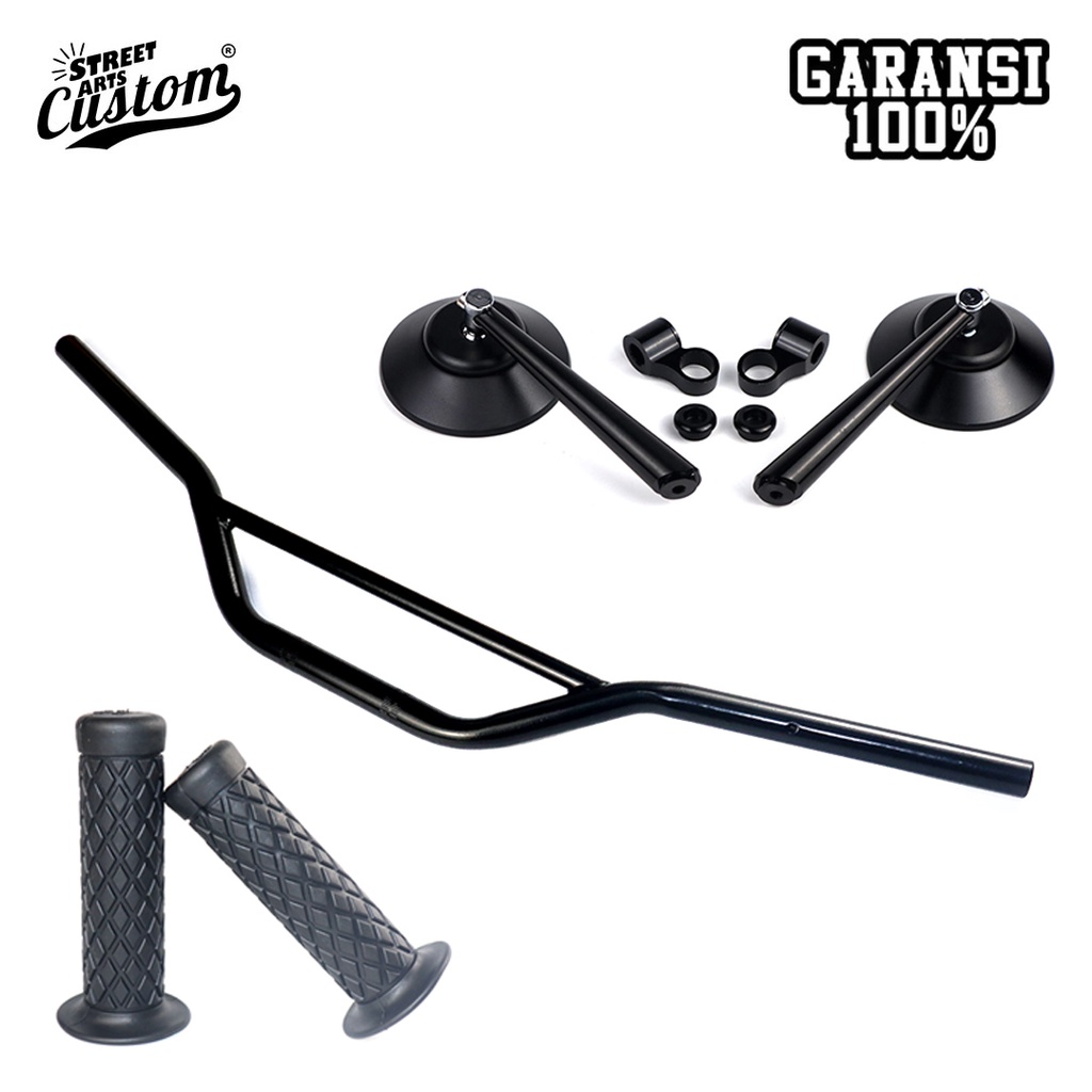 Paket Stang W175 / Sektor Kemudi W175 / Spion / Handgrip W175