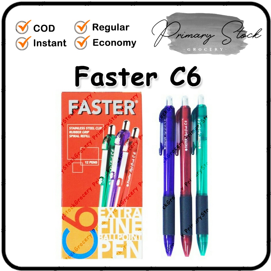 

Pulpen Faster C6 Bolpoin Bulpen Bolpen Faster Cetrek Cetek