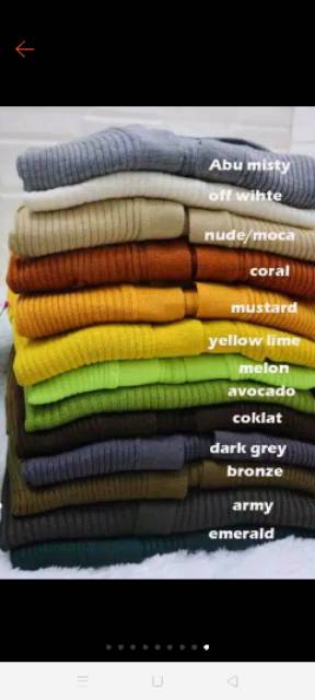 OBRAL 25 RIBU !! lONG CARDY BELLE RAJUT PREMIUM.