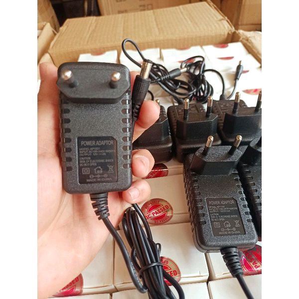 Adaptor 12V 2A Dengan Indikator LED Good Quality Barang Baru