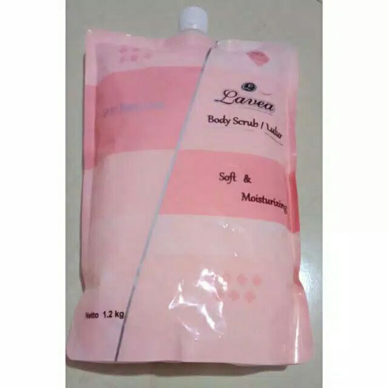 LULUR LAVEA/SCRUB LAVEA/LULUR SPA/LULUR PEMUTIH BADAN/LULUR SALON/LULUR UNTUK SPA/LULUR LAVEA 1,2KG
