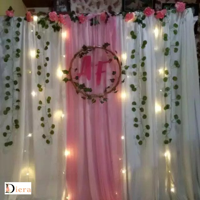 Dekorasi untuk lamaran / wedding / ultah / aqiqah / khitanan simple/ paket dekorasi lamaran