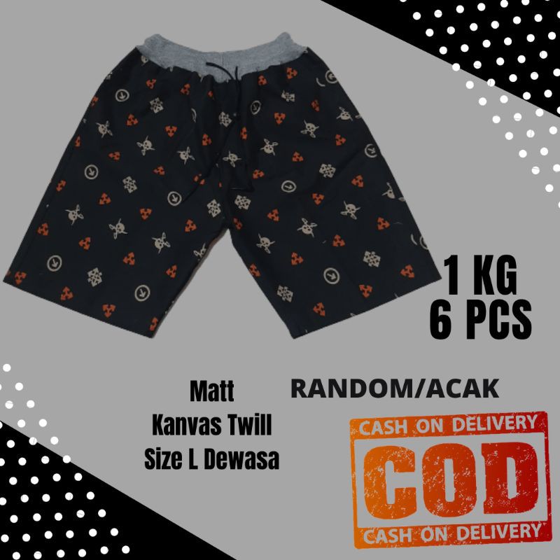 Grosir Celana Pendek Kolor Pria Laki Laki Cowok Dewasa Distro Motif Murah Kanvas Twill All Size L