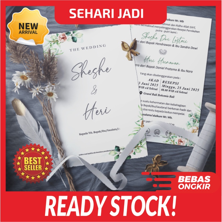 undangan nikah murah undangan custom undangan pernikahan