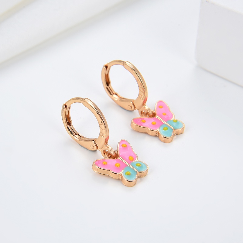 Anting Titanium Anak Emas Asli Muda Wanita Korea Anti Karat Karat Panjang Selamanya Korea Dewasa Bunga Style Korean Style Tusuk 02