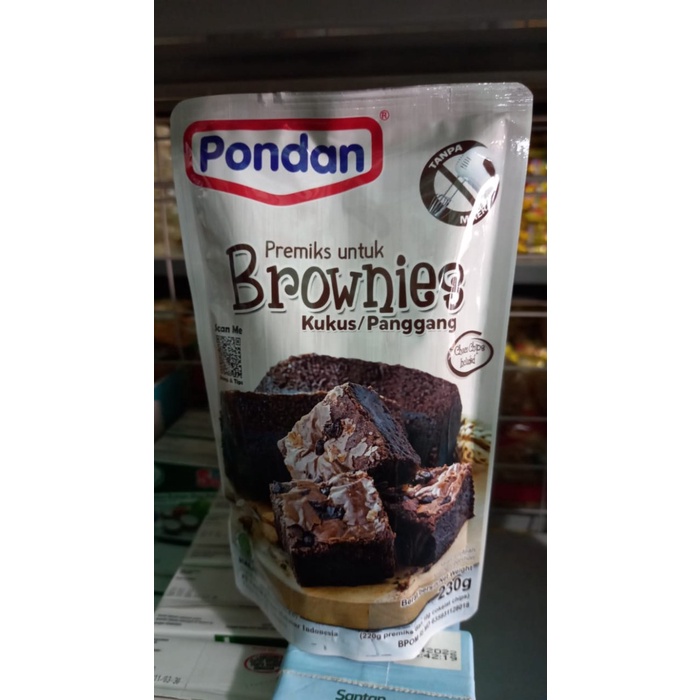 

MURAH Pondan Brownies Kukus/Panggang Pouch 230 gr