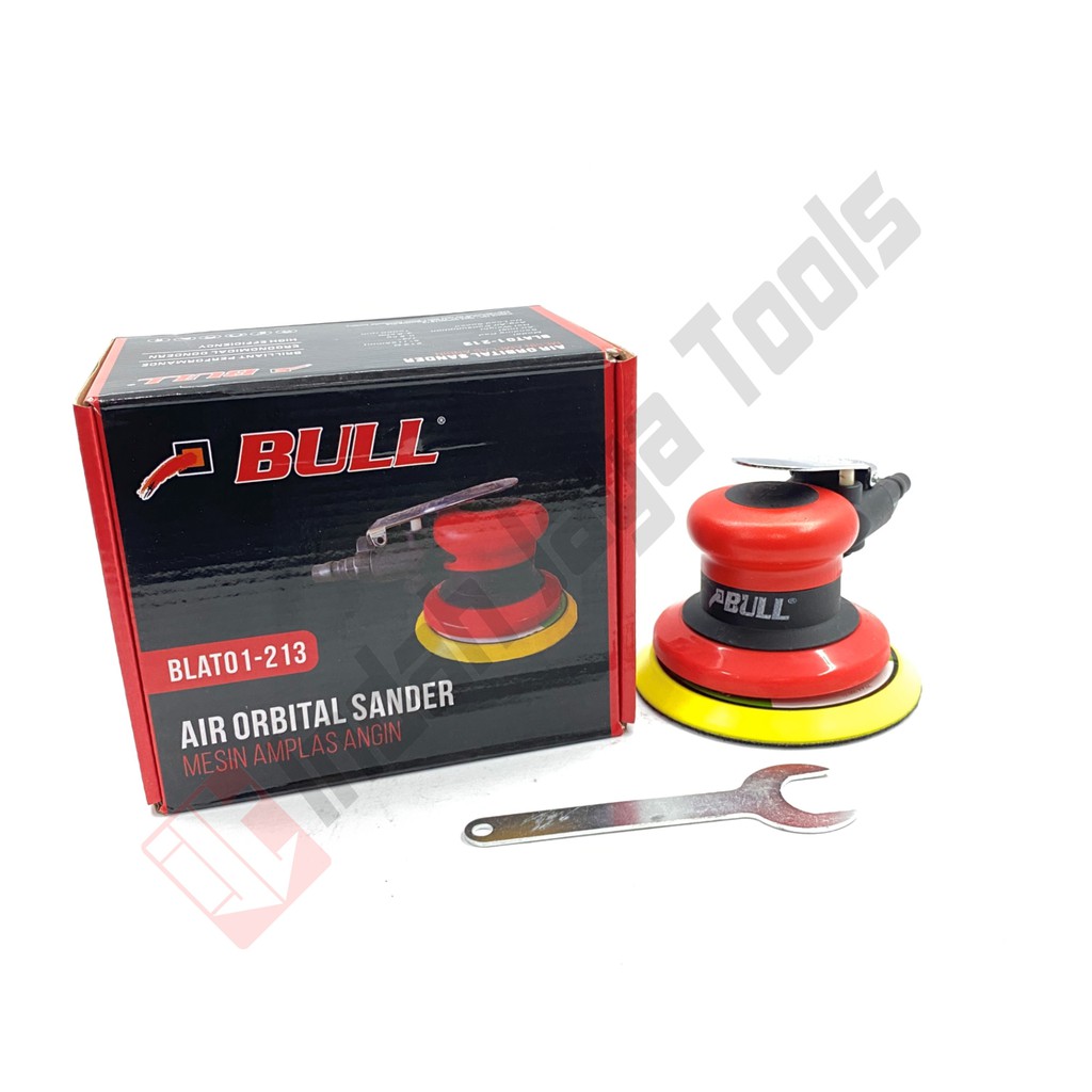 BULL BLAT01-213 Air Orbital Sander - Mesin Amplas Angin Palm Pneumatic BLATO