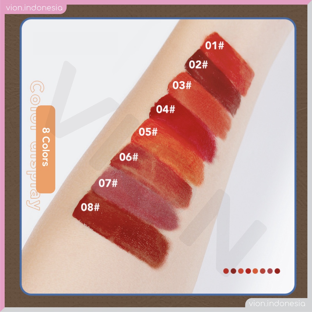 KACHI - SHE LOVES Ice Cream Lip Glaze Lip Stick Mist Focus Air Lip Matte Mud Lipstik Es Krim Unik Sheloves TB-156 SL004