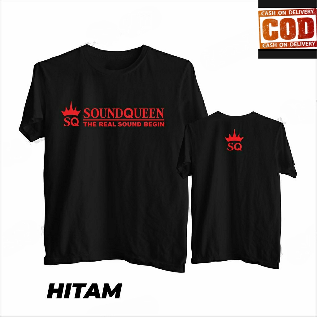 KAOS DISTRO SOUNDQUEEN AUDIO SOUND SYSTEM TERLARIS / ATASAN KEREN / BAJU PRIA WANITA MURAH