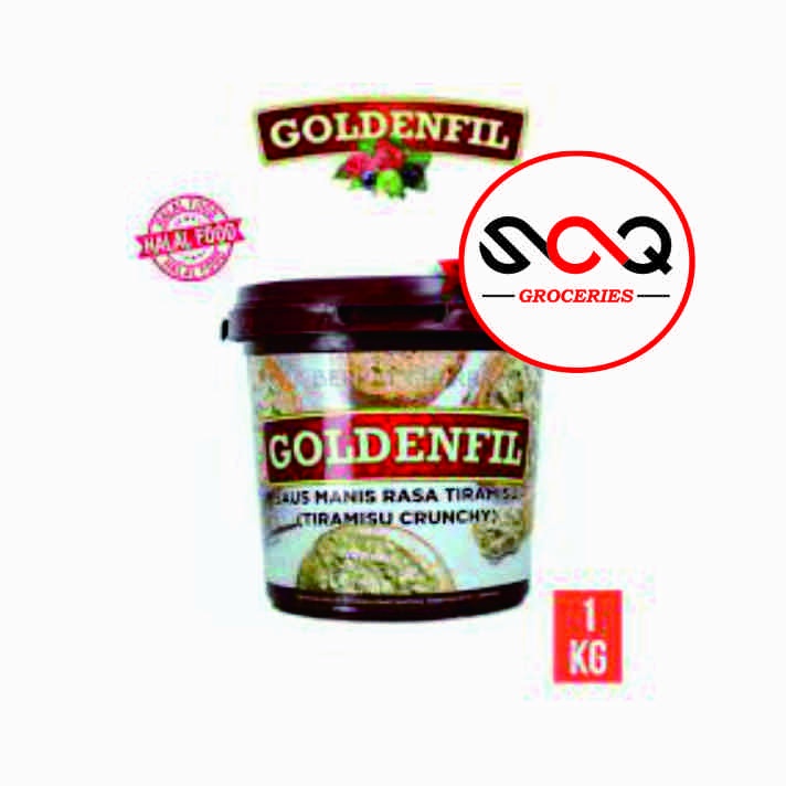 

Goldenfil Tiramisu Crunchy 1Kg Selai