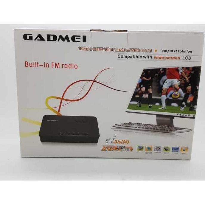 Promo Tv Tuner Gadmei 5830 New/Converter Av To Vga Untuk Monitor Crt/Lcd/Led
