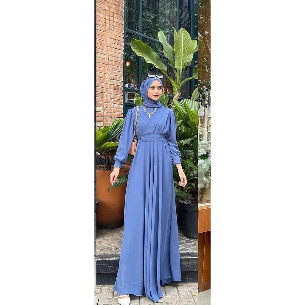 GAUDI MAXSI/gamis remaja/gamis wanita/baju wanita/pakaian wanita/gamis kekinian/