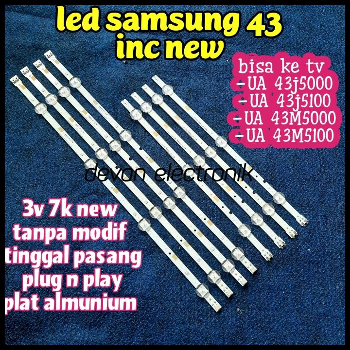 Led Backlight Tv Samsung 43 Ua 43J5000 43M5000 Ua 43J5100 43M5100 7K