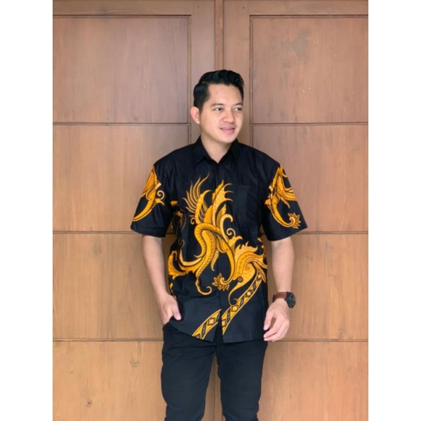 Ori Aksara Batik - Baju Hem Batik Katun Prima Masris Halus Adem Nyaman dipakai Menyerap Keringat New-Model 9