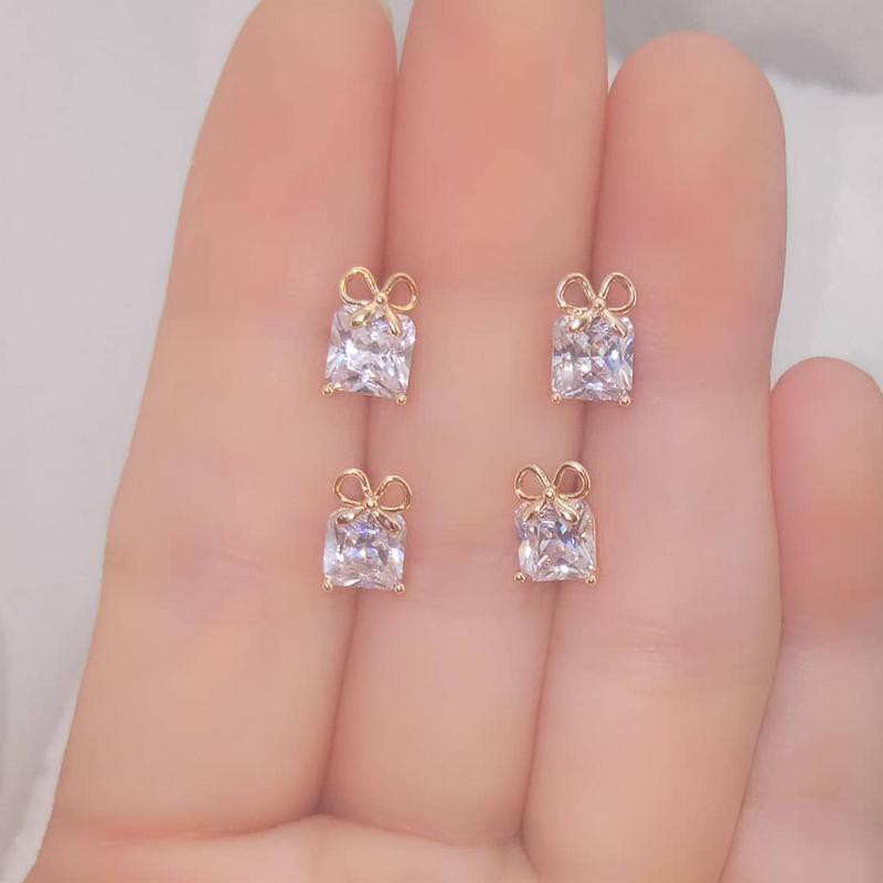 Anting Giwang Gold Diamond Titanium Xuping Antikarat