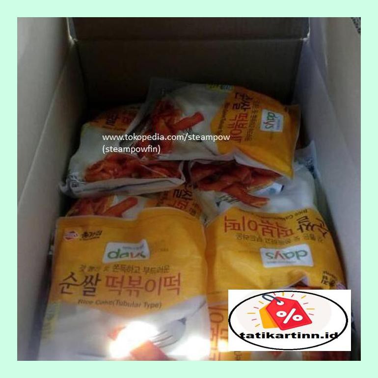 

T4Tksot Cheongga Tteokbokki Tteok Korean Tubular Rice Cake Korea Potong 1Kg Sotytat