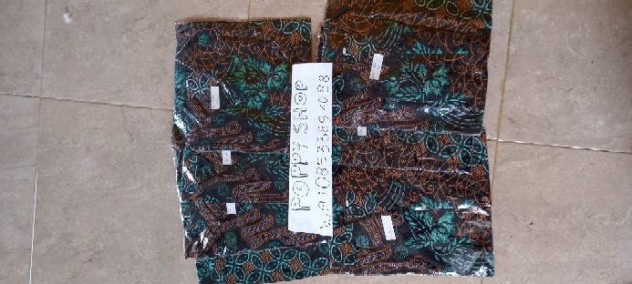 Kemeja Batik Liriz Seno Hijau