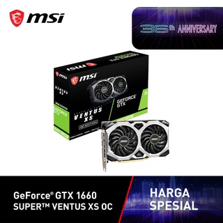 MSI Geforce GTX 1660 SUPER 6GB GDDR6 - Ventus XS 6G OC