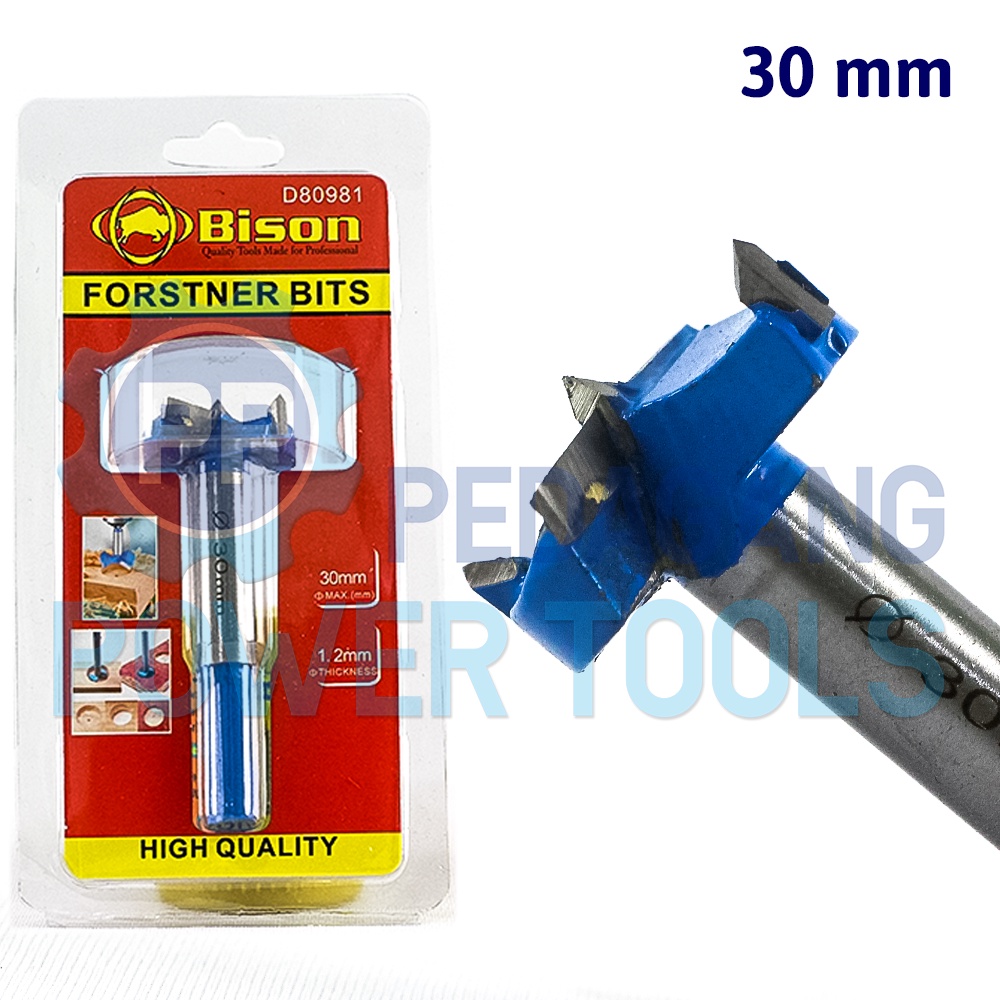 BISON MATA BOR ENGSEL SENDOK 30 MM PELUBANG KAYU WOOD FORSTNER BIT